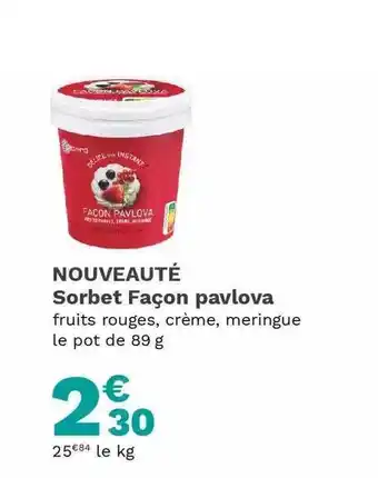 Picard Sorbet Façon Pavlova offre