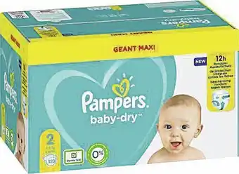 Casino Supermarchés Changes bébés BABY DRY Langes offre