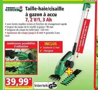Norma Taille-Haie/Cisaille à Gazon à Accu offre