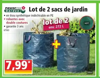 Norma Lot de 2 Sacs de Jardin offre