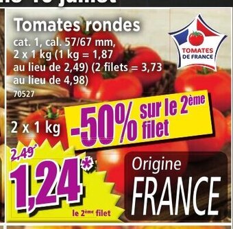 Norma Tomates Rondes offre