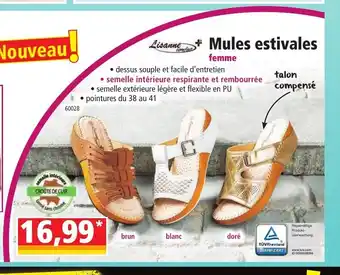 Norma Mules Estivales offre