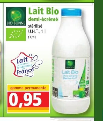 Norma Lait Bio Demi-écrémé offre