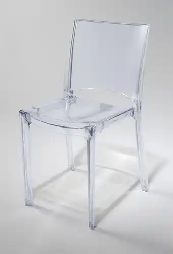 Leroy Merlin Chaise de jardin en polycarbonate paris lux transparent offre