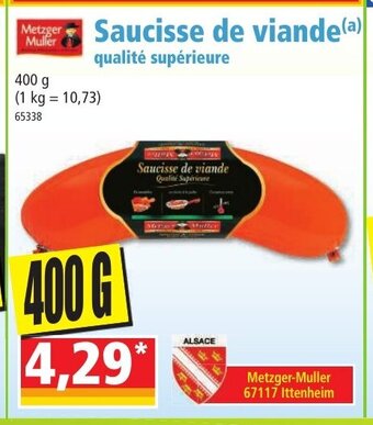 Norma Saucisse de Viande offre