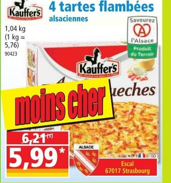 Norma 4 Tartes Flambées offre