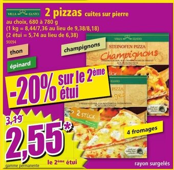 Norma 2 Pizzas offre