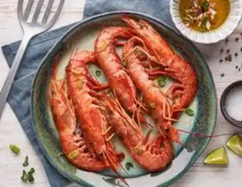 Crevettes rouges sauvages d'argentine crues surgelées