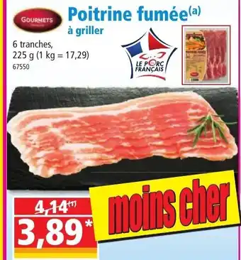 Norma Poitrine Fumée à Griller offre