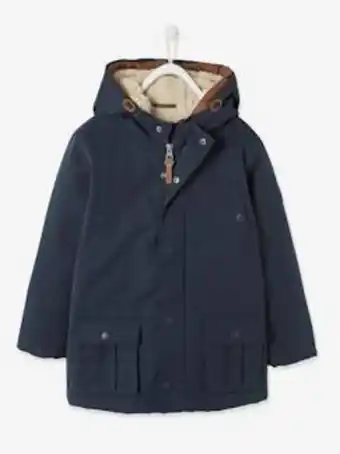 Parka 3 en 1 garçon avec blouson amovible - encre