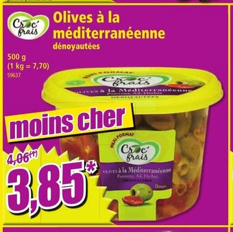 Norma Olives à La Méditerranéenne offre