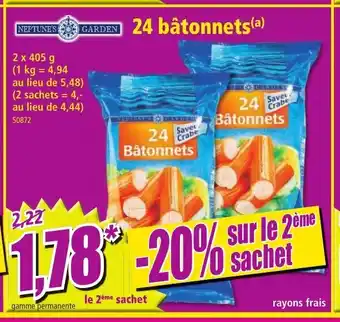 Norma 24 Bâtonnets offre