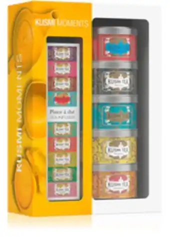 Aller à coffret kusmi moments avec une pince à thé