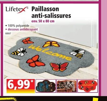 Norma Lifetex Paillasson Anti-Salissures offre