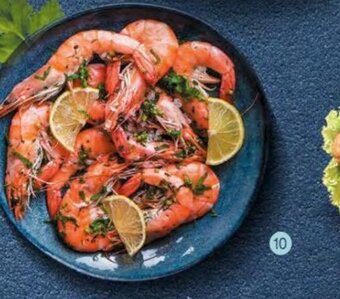 Lidl Crevettes ASC Entières Cuites offre