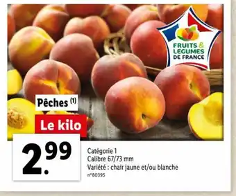 Lidl Pêches offre