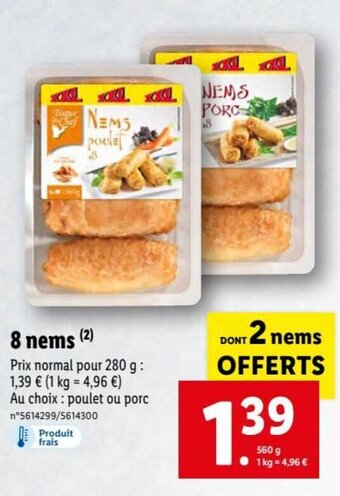 Lidl 8 Nems offre