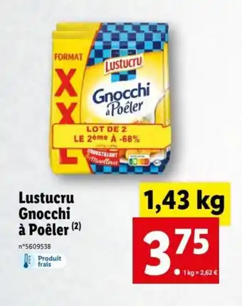 Lidl Lustucru Gnocchi à Poêler offre