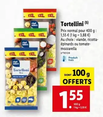 Lidl Tortellini offre