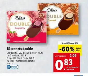 Lidl Bâtonnets Double offre