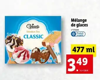 Lidl Mélange de Glaces offre