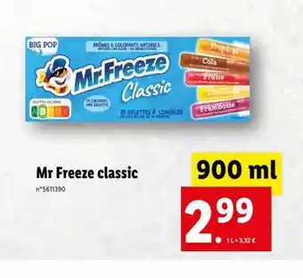 Lidl Mr Freeze Classic offre