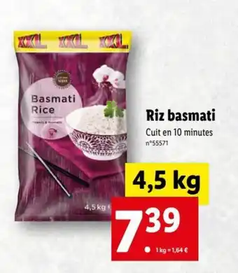 Lidl Riz Basmati offre