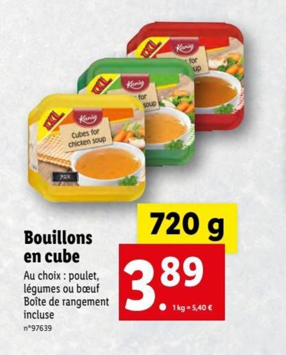 Promo Bouillons En Cube chez Lidl