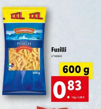 Lidl Fusilli offre