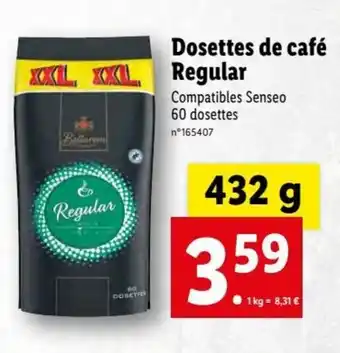 Lidl Dosettes de Café Regular offre