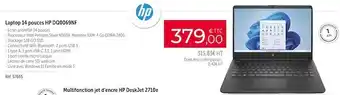 Hp laptop 14 pouces dq0069nf