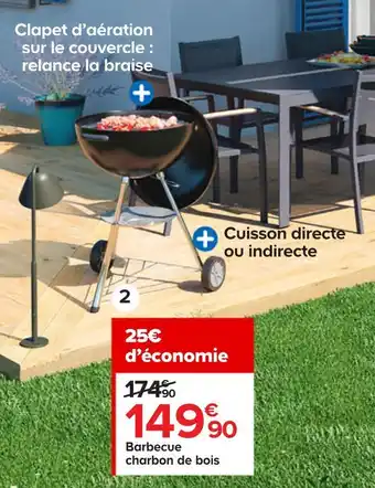 Castorama Barbecue charbon de bois offre