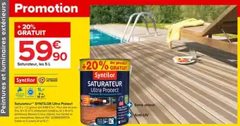 Castorama Syntilor saturateur ultra protect offre