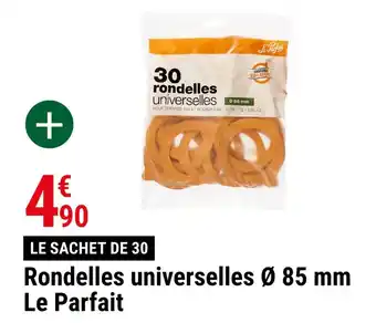 Gamm vert Le parfait rondelles universelles ø 85 mm offre