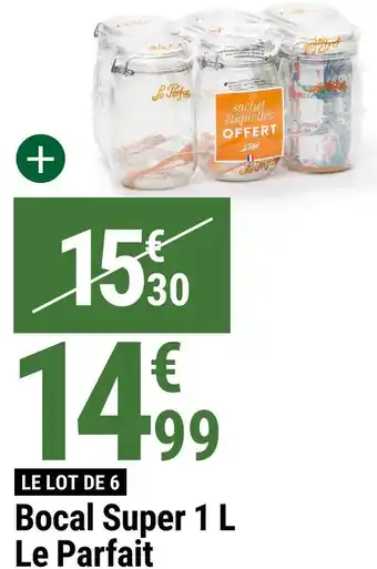 Gamm vert Le parfait bocal super 1 l offre