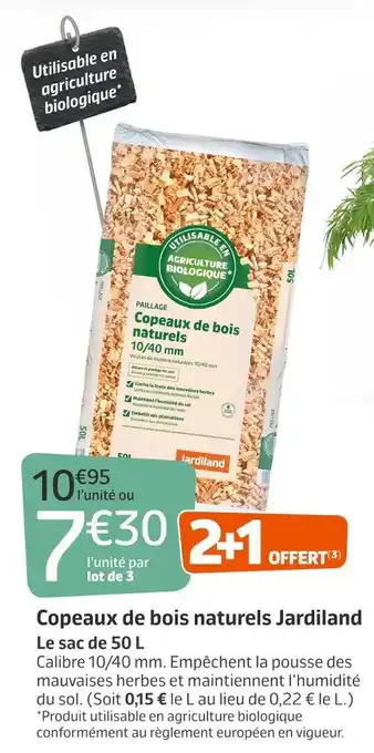 Jardiland Jardiland copeaux de bois naturels offre