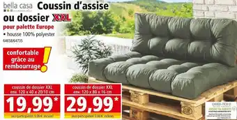 Norma Bella casa coussin d’assise ou dossier offre