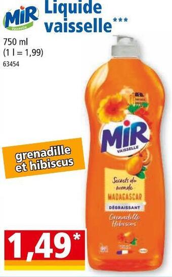 Norma Mir lessive liquide offre