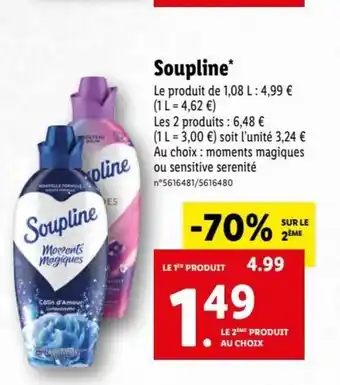 Lidl Soupline offre