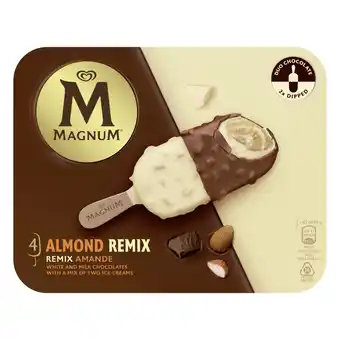 Auchan Bâtonnets magnum almond remix offre