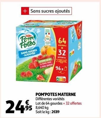 Auchan Pom'potes materne offre