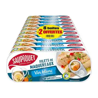 Auchan Filets de maquereaux saupiquet offre