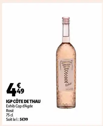 Auchan Igp côte de thau offre