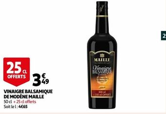 Auchan Vinaigre balsamique de modène maille offre