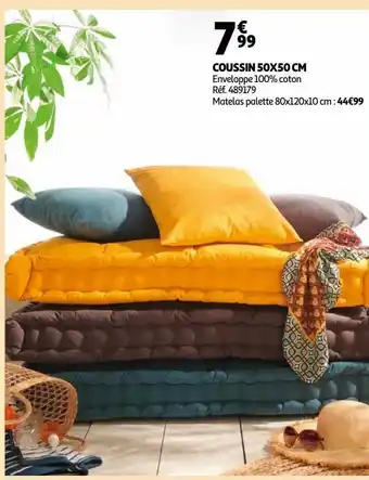 Auchan Coussin 50x50 cm offre