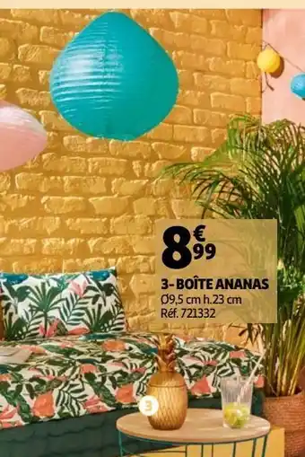 Auchan Boîte ananas offre