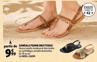 Sandales femme inextenso