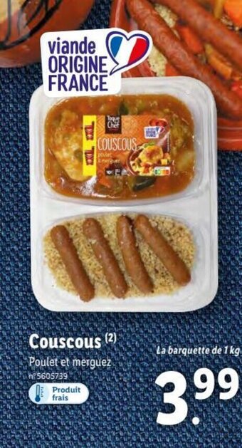 Lidl Couscous offre