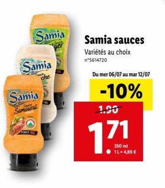 Samia Sauces