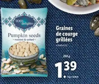 Lidl Graines de Courge Grillées offre